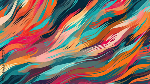 Wallpaper Mural Abstract Pattern Of Brush Strokes Background. Torontodigital.ca