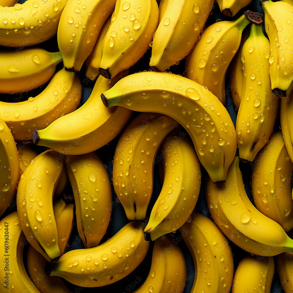 バナナがたくさんあります。Generative AI