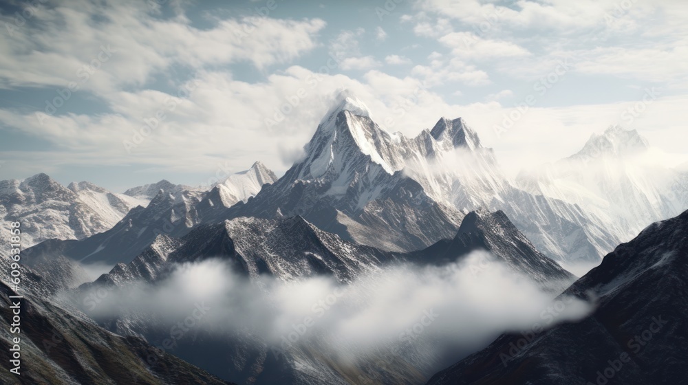 landscape with clouds