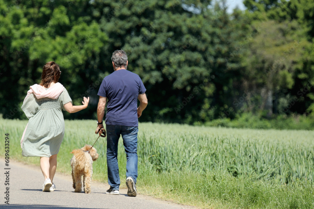 walking with dog walking with dog