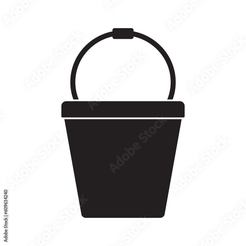 bucket icon vector