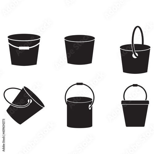bucket icon vector