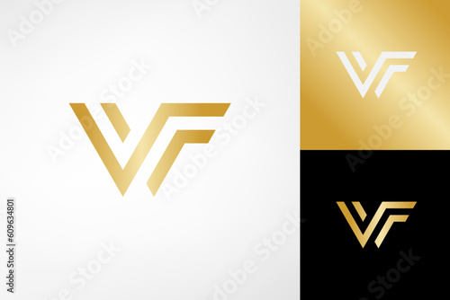 The letters WF are combined into one simple monogram that is modern and sophisticated. The logo looks clean and timeless. A logo that fits any company.
