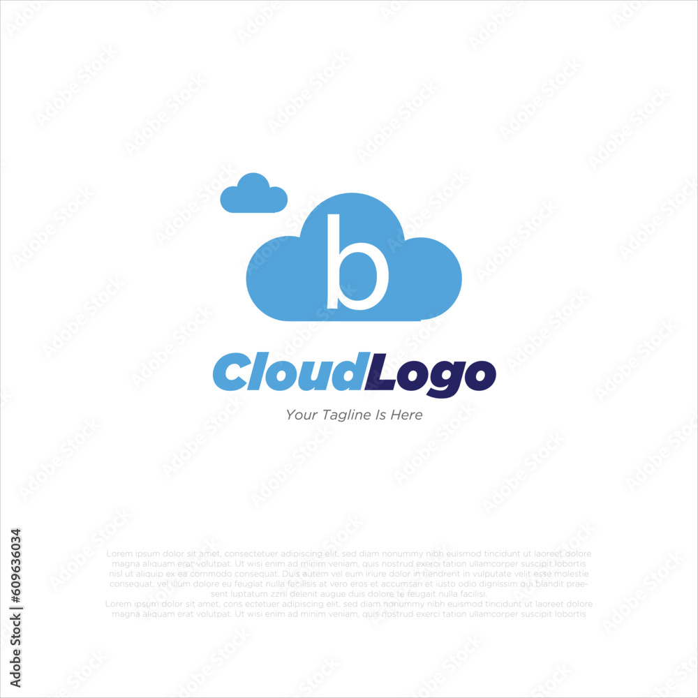 Cloud logo template vector illustration Cloud logo template vector illustration