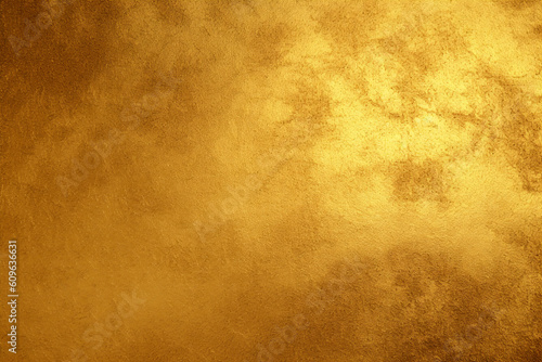 Abstract Golden Texture Pattern with Aged Yellow Dirt Background