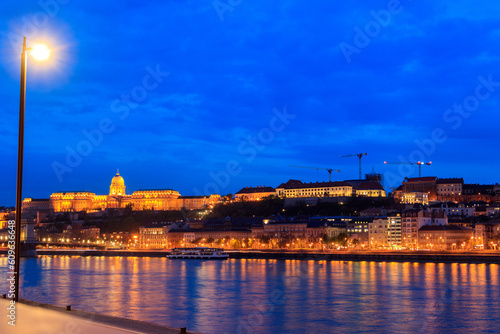 Night cityscape of Budapest, Hungary