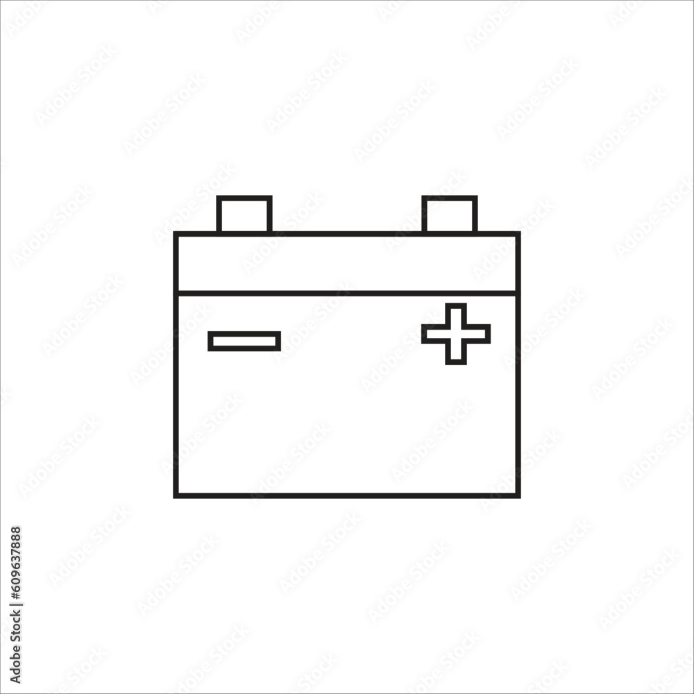 Battery Icon Vector Logo Template