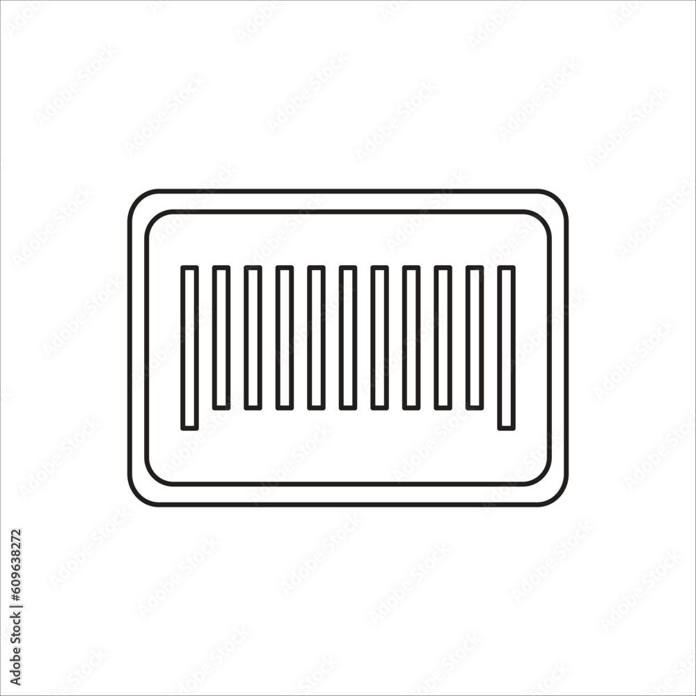 barcode icon vector logo template barcode icon vector logo template