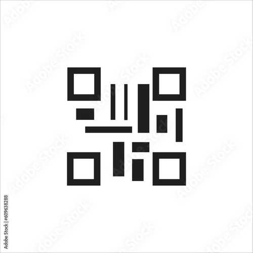 barcode icon vector logo template