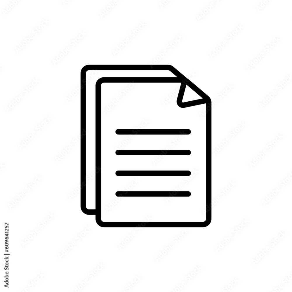 icon with paper, documents icon icon with paper, documents icon