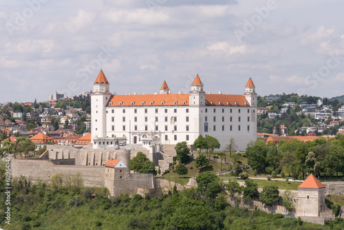 Bratislava Castle, the main castle of Bratislava, the capital of Slovakia. photo