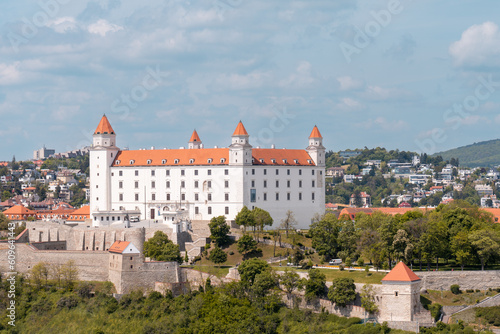 Bratislava Castle, the main castle of Bratislava, the capital of Slovakia. photo