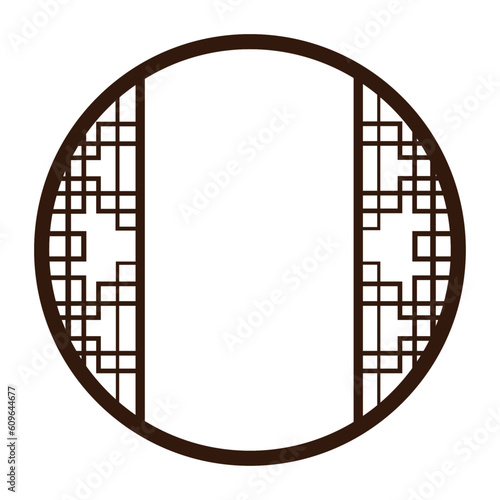 window in Chinese style
