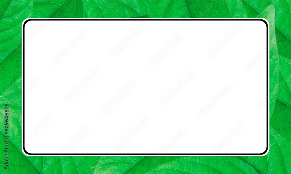Obraz premium green frame for your text