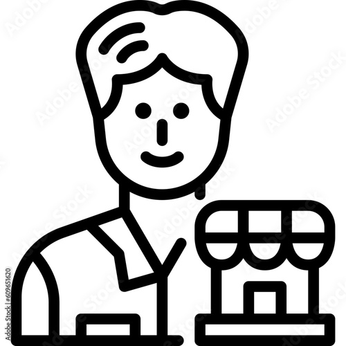 merchant line icon