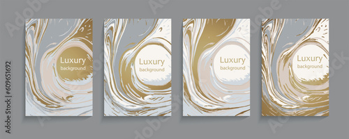 luxury background template with marble texture