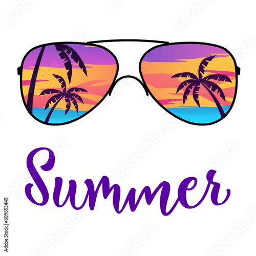 summer sun glasses and sunglasses