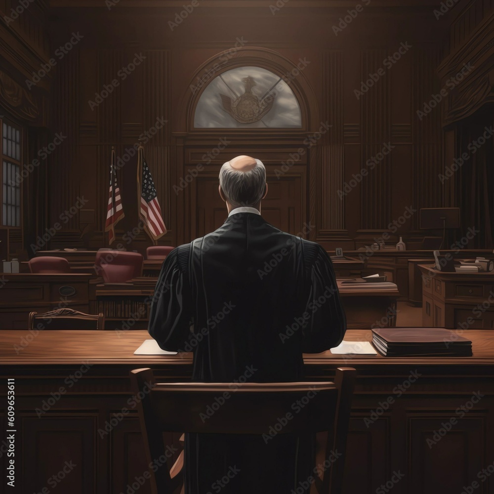 Judge in court Judge in court
