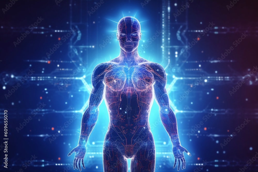 AI technology learning brain of robot and human touch AI technology learning brain of robot and human touch