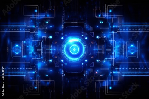 Abstract technology concept interface communication background