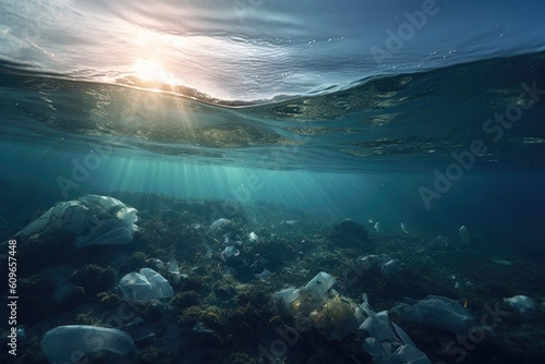 Plastic Waste Contaminating Marine Environment