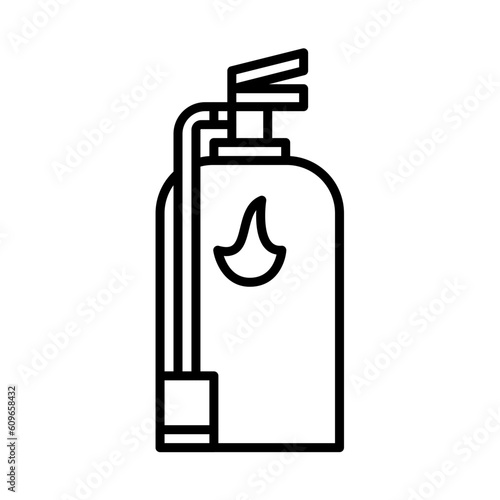 Fire Extinguisher design vector icon design vector line icon svg