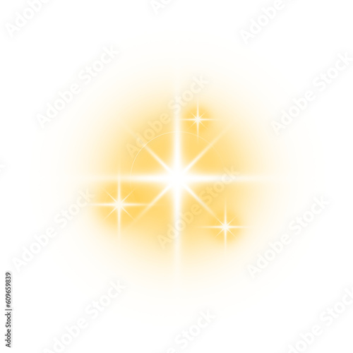 gold light sparkle star