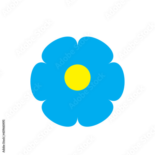 flower suitable for website, logo, symbol, sticker, website logo, ui/ux, poster, banner.	