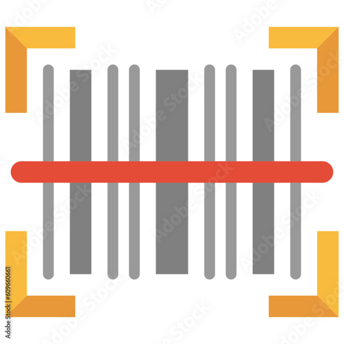 barcode flat icon