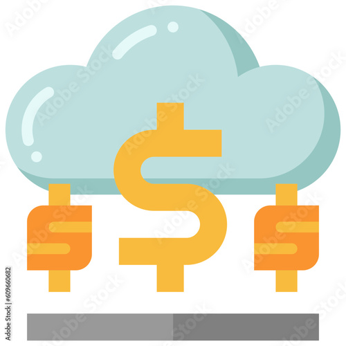 online payment flat icon