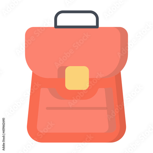 Bagpack Flat Icon