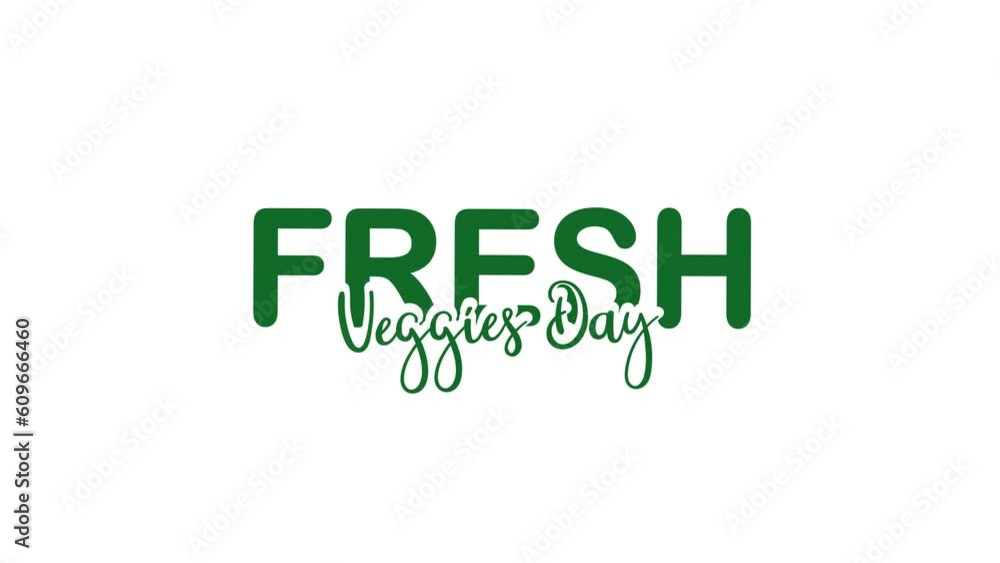 fresh veggies day animated text. 4k video greeting card. gift card. alpha channel. fresh veggies day animated text. 4k video greeting card. gift card. alpha channel.