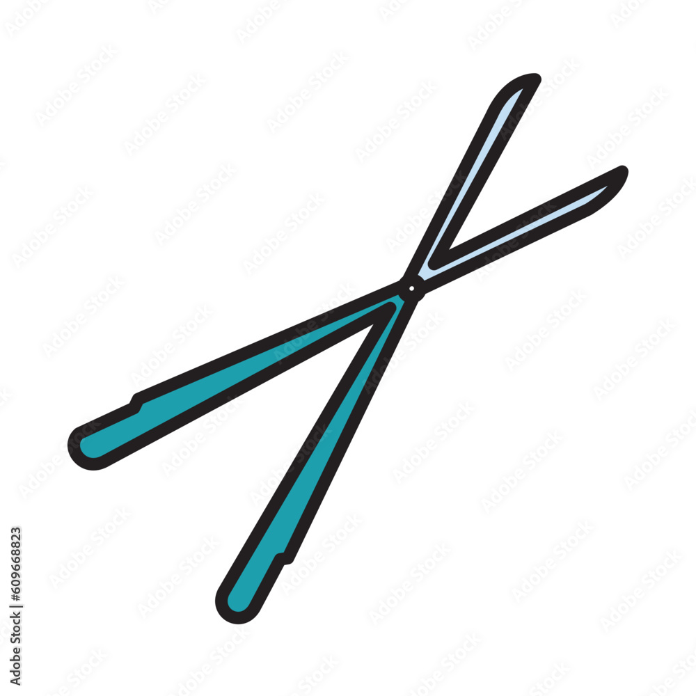 Filled Line GARDEN SCISSOR design vector icon design vector line icon svg Filled Line GARDEN SCISSOR design vector icon design vector line icon svg