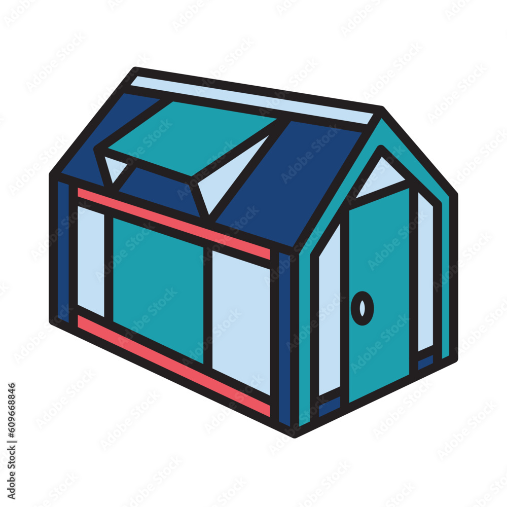 Filled Line GLASS GREENHOUSE design vector icon design vector line icon svg Filled Line GLASS GREENHOUSE design vector icon design vector line icon svg