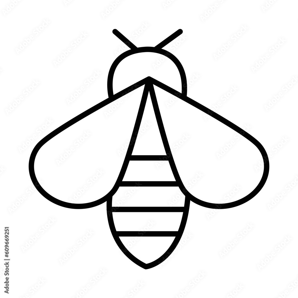 BEE design vector icon design vector line icon svg