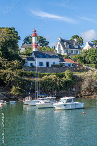 Picturesque harbor of Doela...