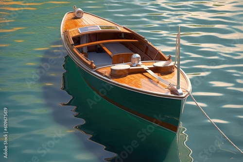 boat_with_a_wooden_cabin_docked © Alexander Mazzei 