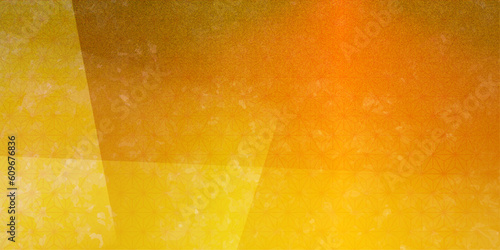 金色グラデーションの背景 　和柄背景素材　和紙