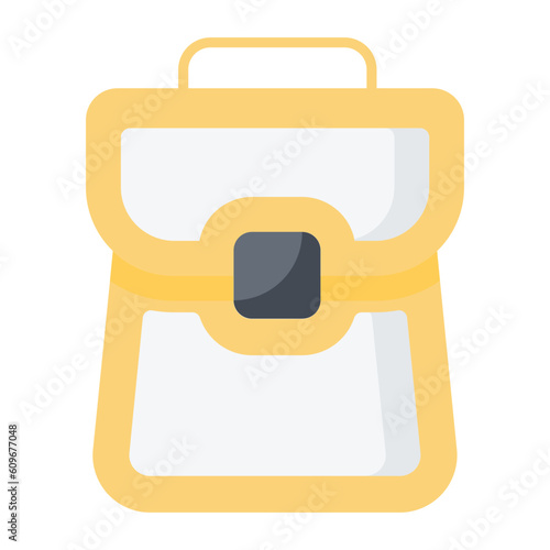 Bagpack Flat Icon