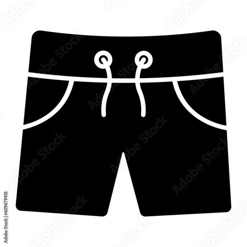 Swimming Shorts Glyph Icon