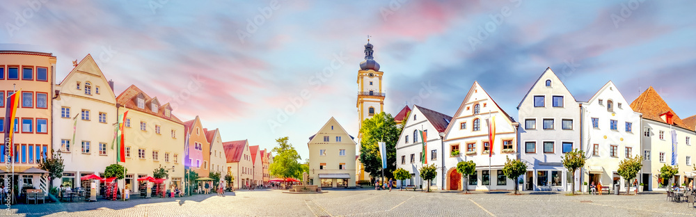 Fototapeta premium Altstadt, Weiden in der Oberpfalz, Deutschland 
