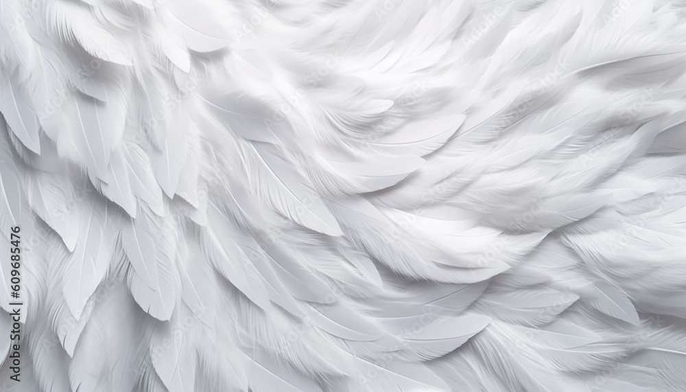 close up of white feathers close up of white feathers