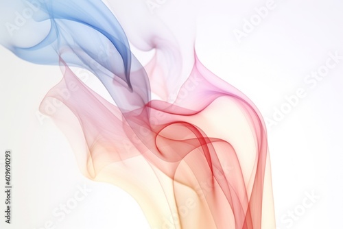 abstract digital lightweight multicolored flow  ai tools generated image