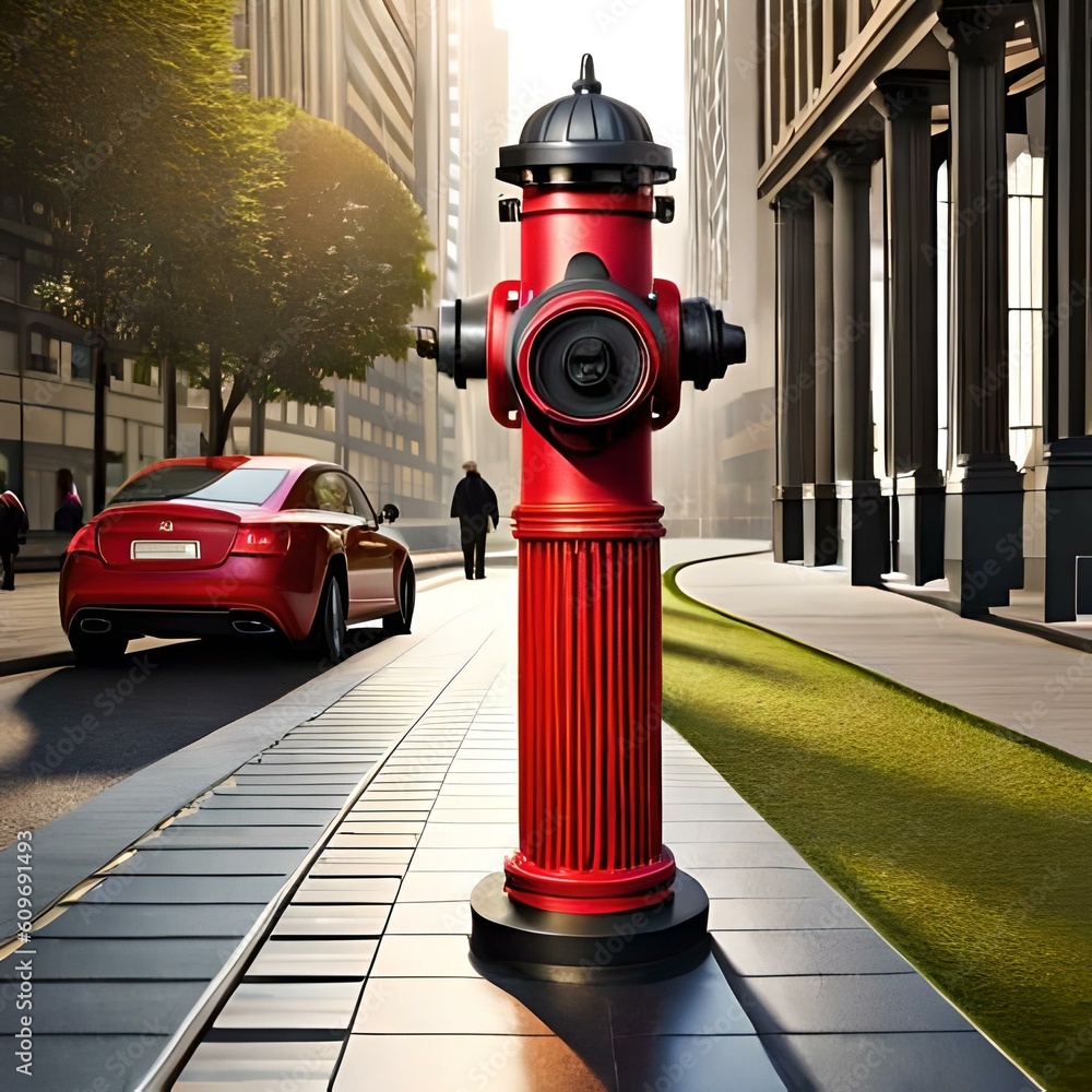 Fototapeta premium fire hydrant in the city