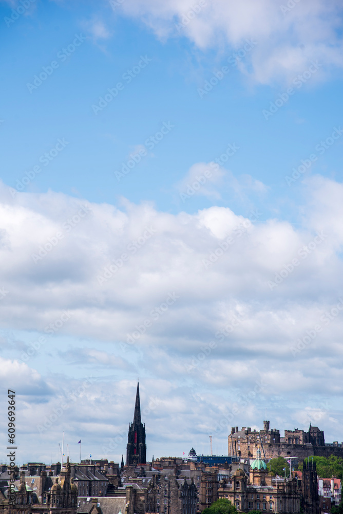 The view of Edinburgh from Calton Hill 