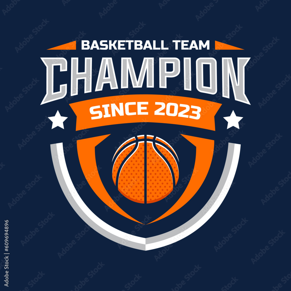 Basketball logo vector isolated, emblem set collections. Basketball logo badge template