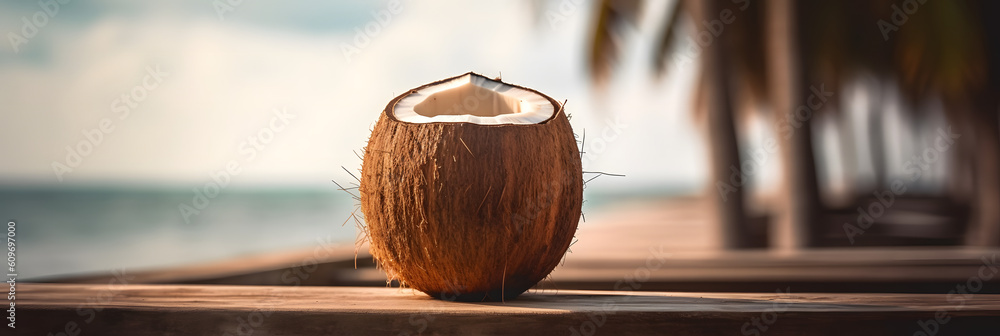coconut a the beach