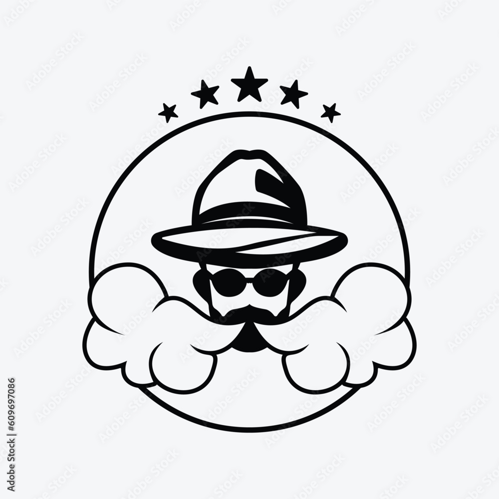 Vape Shop Logo Design Concept Vector. Vaping Logo Design Template Vape Shop Logo Design Concept Vector. Vaping Logo Design Template