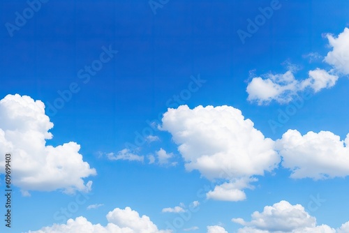 Blue sky with clouds