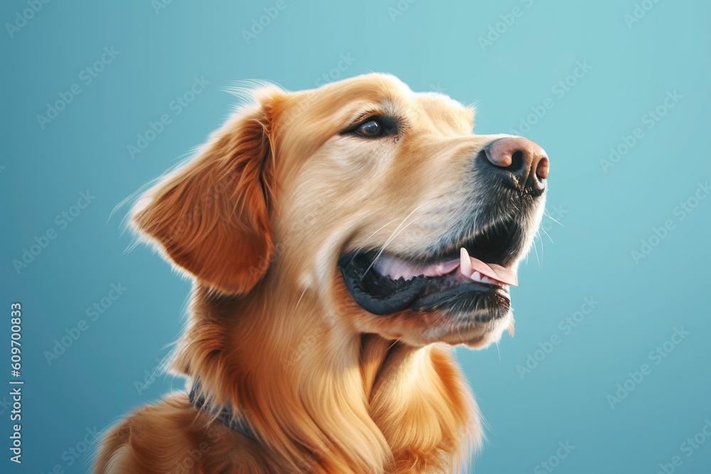 The Golden Retriever Dog Generative AI